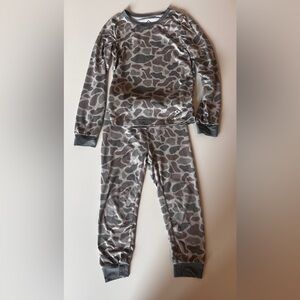 BURLEBO Kids Dear Camo Pajama Set